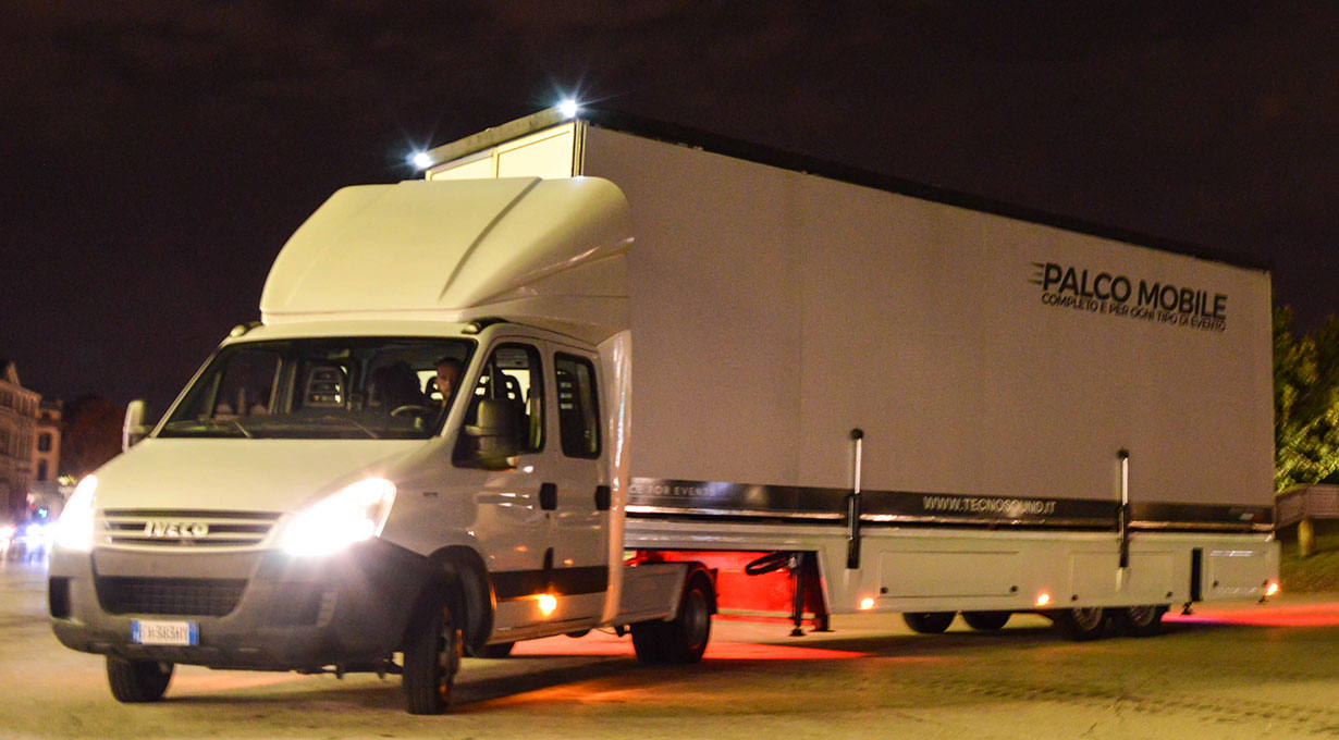 palco mobile tecnosound allestimenti audio video luce