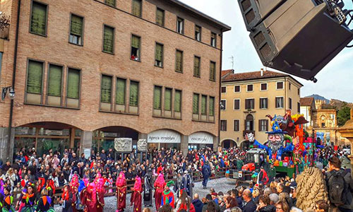 amplificazione carnevale tecnosound este palco padova veneto service